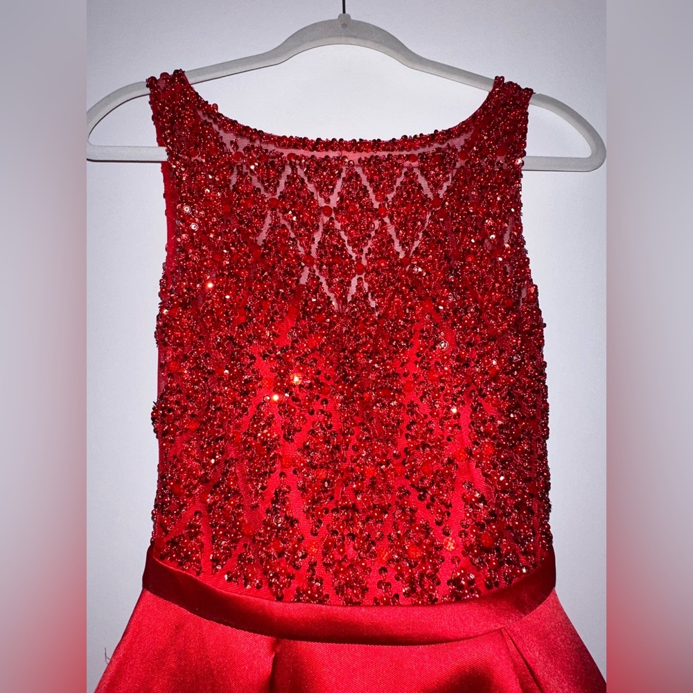 Red Ball Dress - Picture 3 of 7